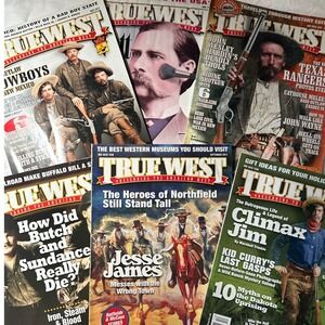 True West Magazine Bundle 6 Issue 2012 Multi Excellent Jesse James Butch Cassidy